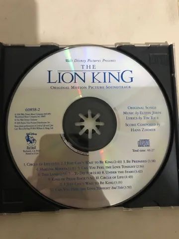 O Rei Leão - The Lion King - Trilha Sonora Original - CDs, DVDs etc ...