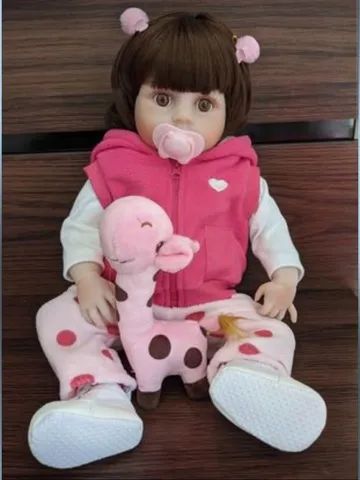 Bebê Reborn Girafinha - 100% Silicone - Artigos infantis - Estados