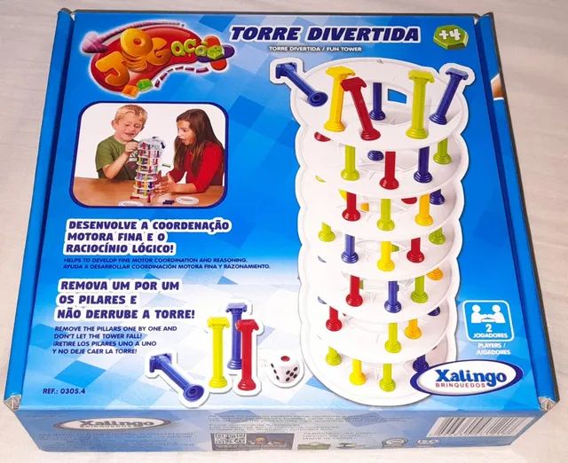 Jogo Infantil Torre Divertida Xalingo - xalingo