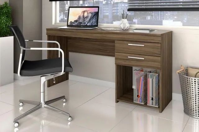 MESA OFFICE BRANCA DECOR CONFIRA!!! - Foto 2