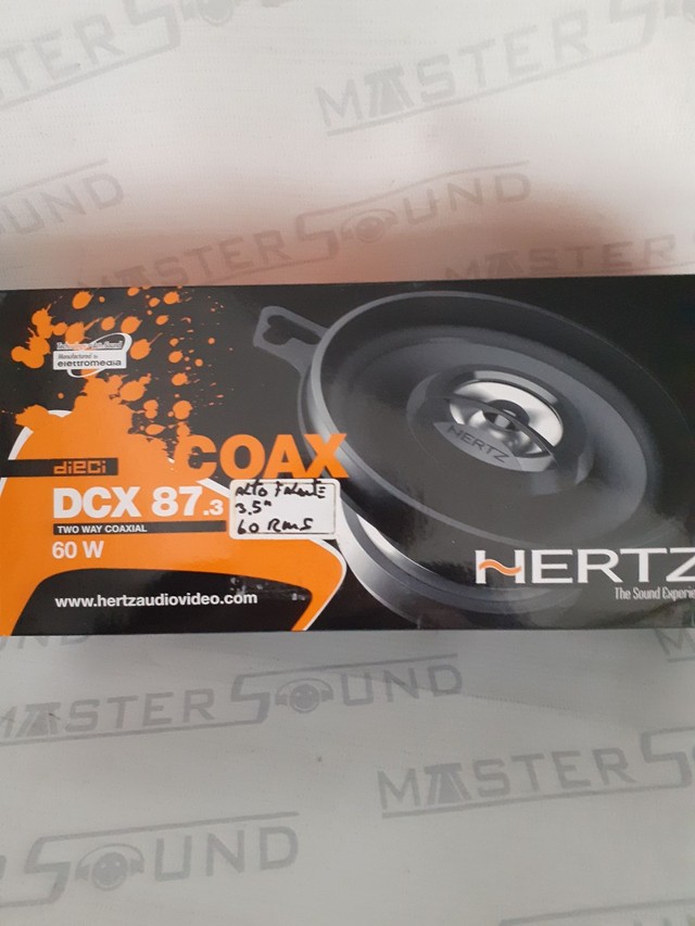 Alto-falante. Hertz. DCX 87.3. Italiano. 3,5". 60RMS.  Garantia. Novo. Instalado. 