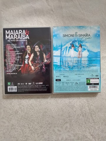 DVD Maiara e Maraisa e DVD Simone e Simaria -Usado - Originais - Foto 3