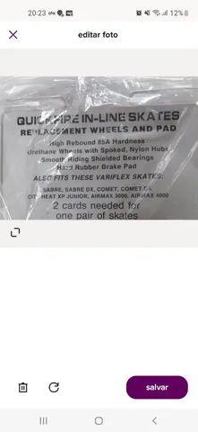 Rodinhas de Skate ou patins  - Foto 2