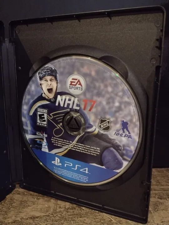 nhl 17 ps4 - sem capa original