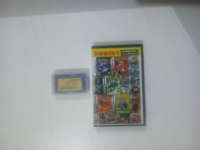 Cartucho game boy advance 369 jogos