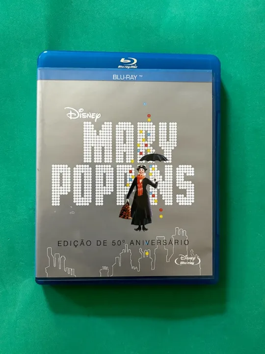 Disney - Blu-Ray - Mary Poppins Edição de 50º Aniversário - Ótimo estado