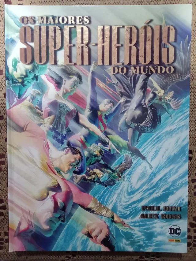 HQ Os Melhores Super Heróis do mundo capa dura Panini comics