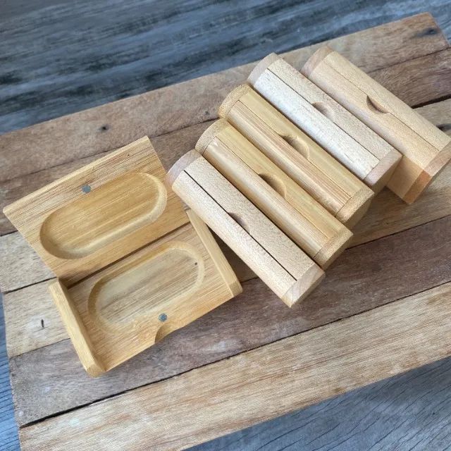 C292 - Seis Caixas de madeira - pendrive não incluso - brindes luxo aniversário casamento - Foto 4