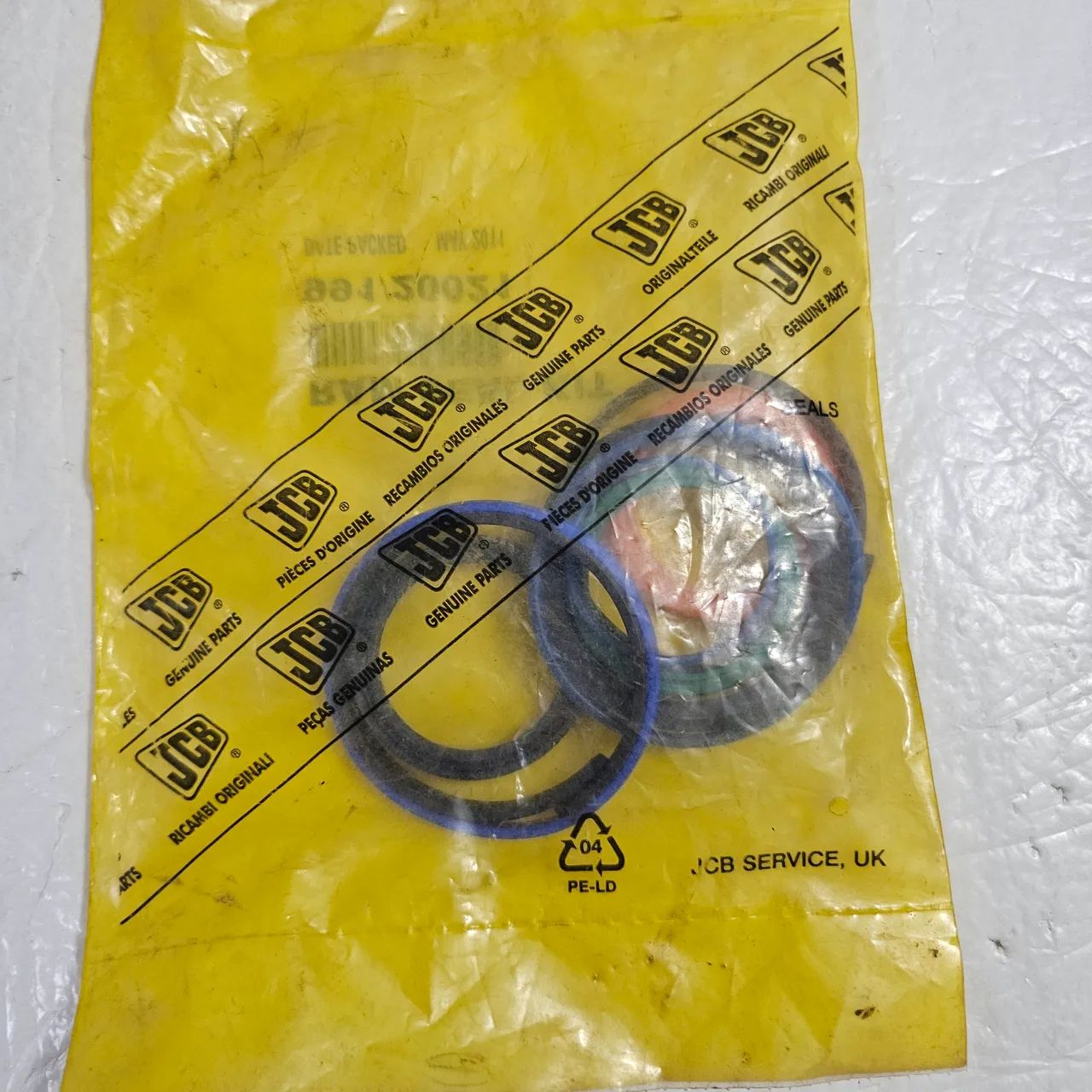 Retroescavadeira JCB kit reparo cilindro inclinação novo original *