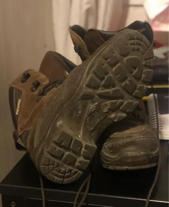 Bota Masculina Marrom de Couro