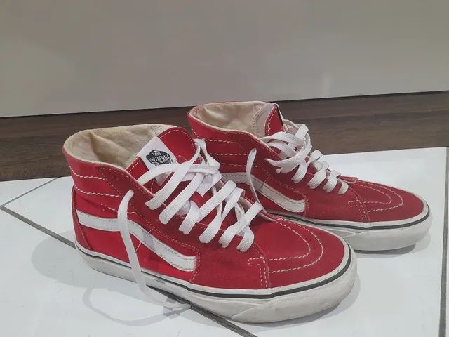 Vans off the outlet wall vermelho