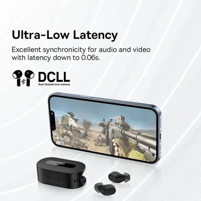 Fone Bluetooth Baseus EZ10, Bluetooth 5.3, Academia,  Game, Microfone - Foto 2