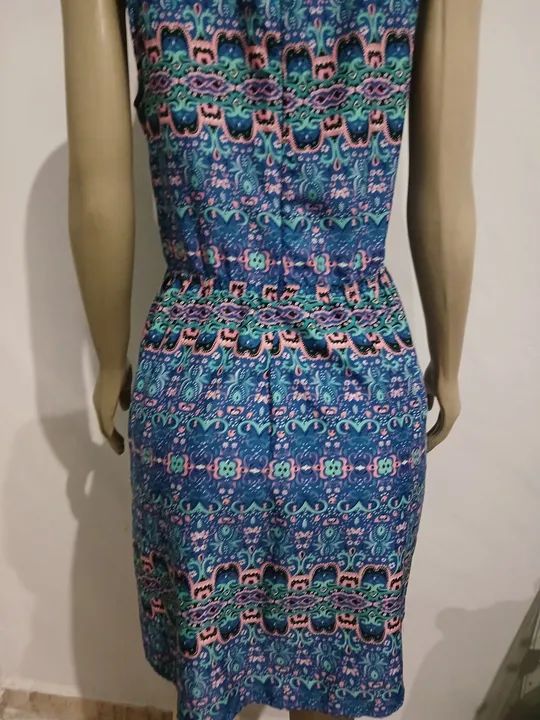 Vestido roxo azul mandala  - Foto 2