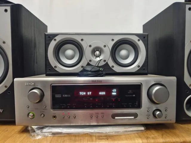 Receiver Denon Avr786 + Conjunto Infinity Primus160 + Ps210! - Foto 5