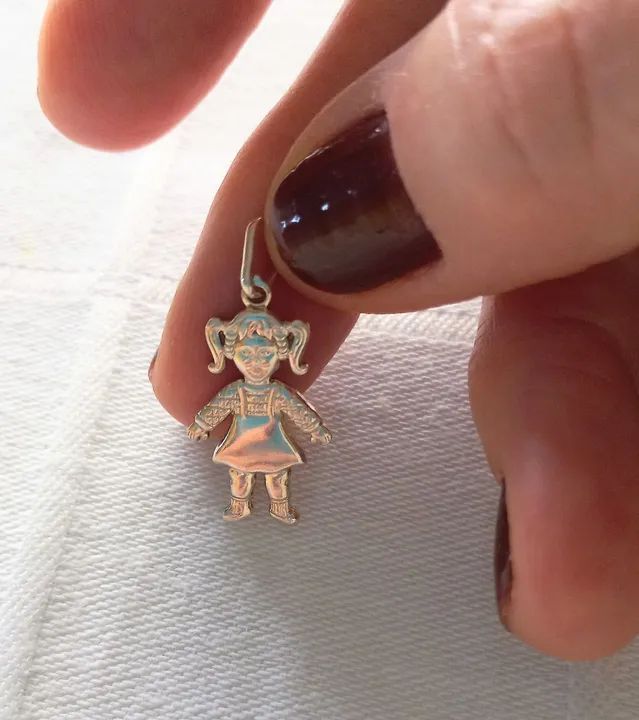  pingente para mãe  de menina.