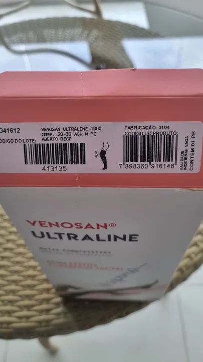 Meias compressivas Venosan Ultraline com efeito climático Tactel - Foto 3