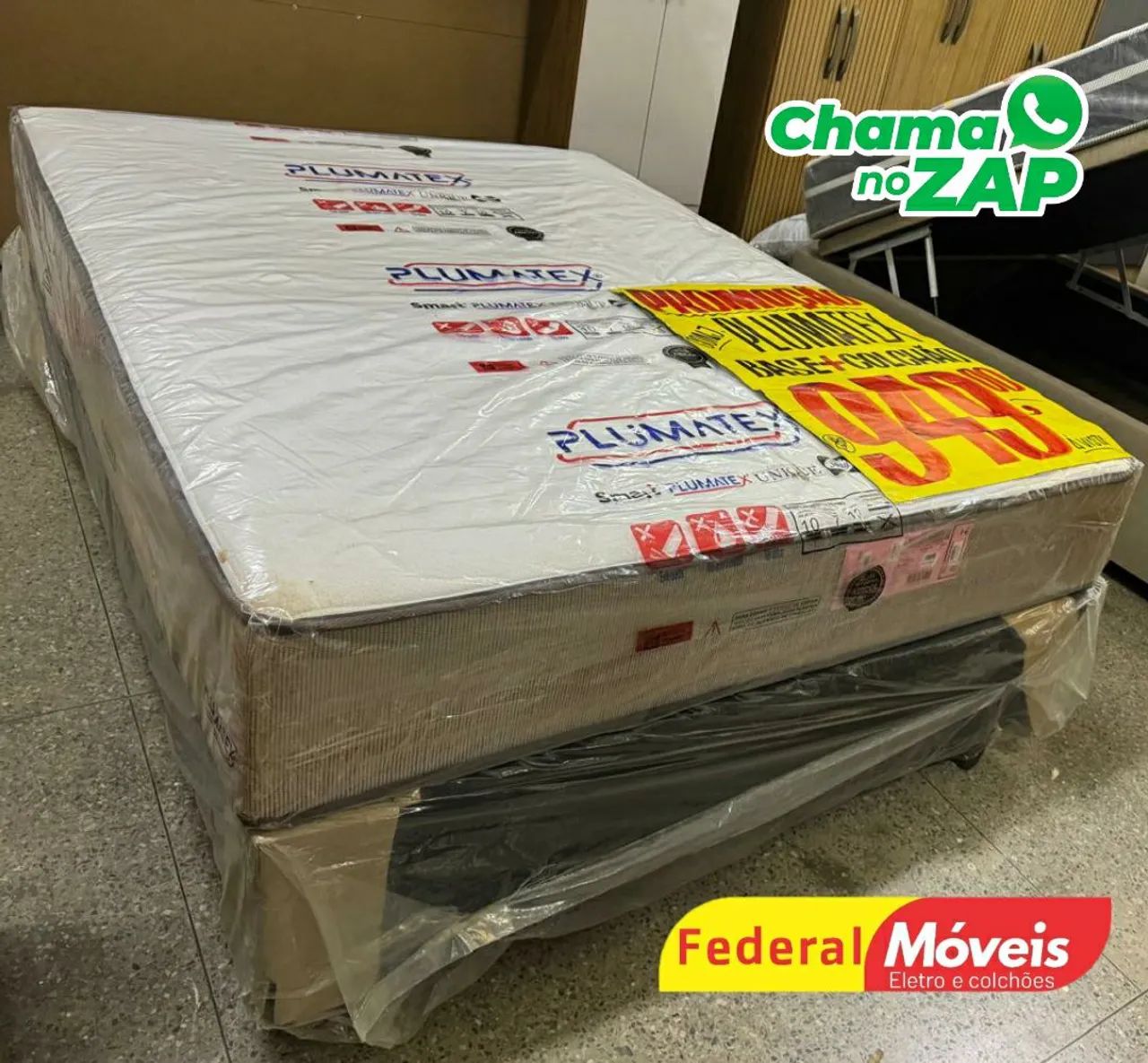 Cama Box 138x188x26cm Novo Fazemos Entrega