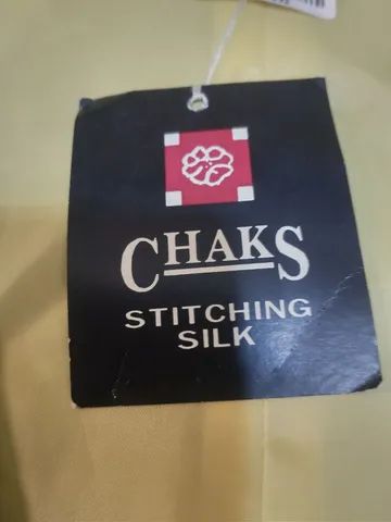 Colete de seda novo sem uso marca Charks  - Foto 3