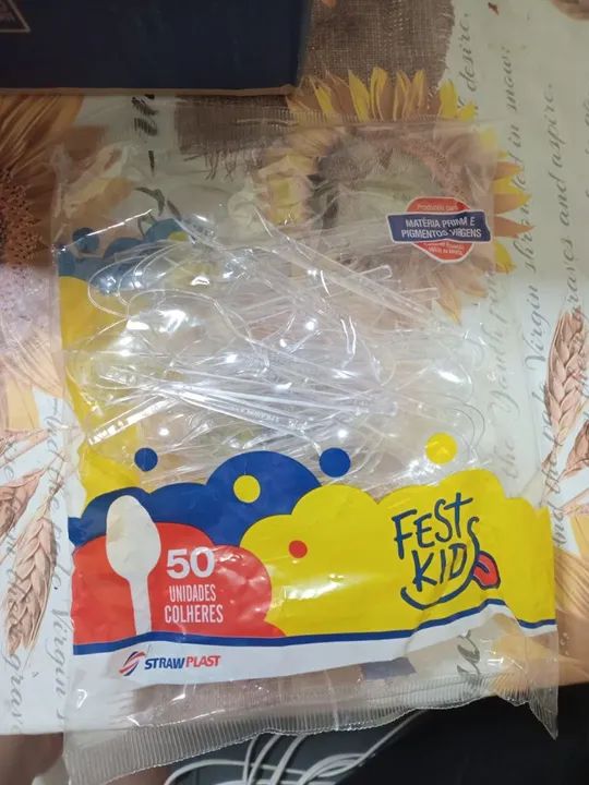 50 Colheres de Plástico para Sobremesa - Strawplast - Foto 2