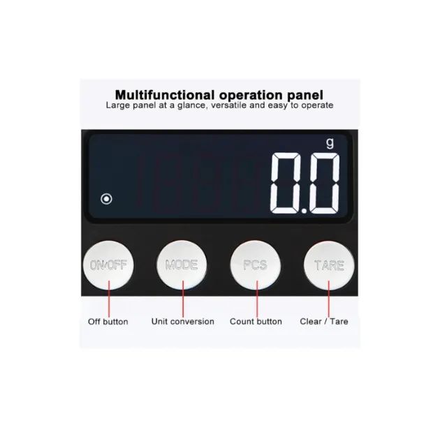 BALANÇA DE PRECISÃO DE BOLSO POCKET SCALE SEM MARCA CX-SERIES - Foto 2