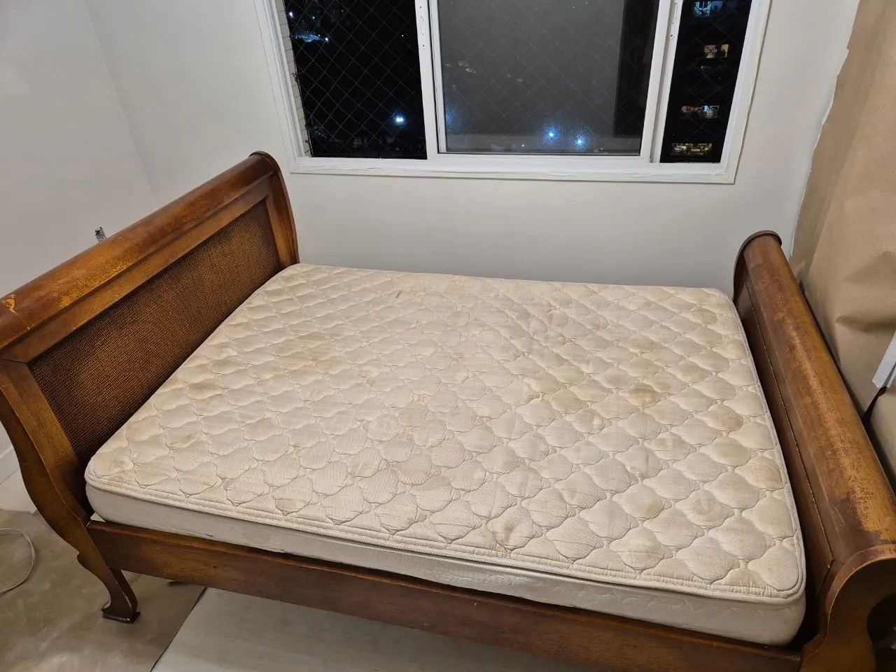 Cama de casal SIERRA madeira maciça - Camas e Colchões - Patamares, Salvador  1318468125 | OLX