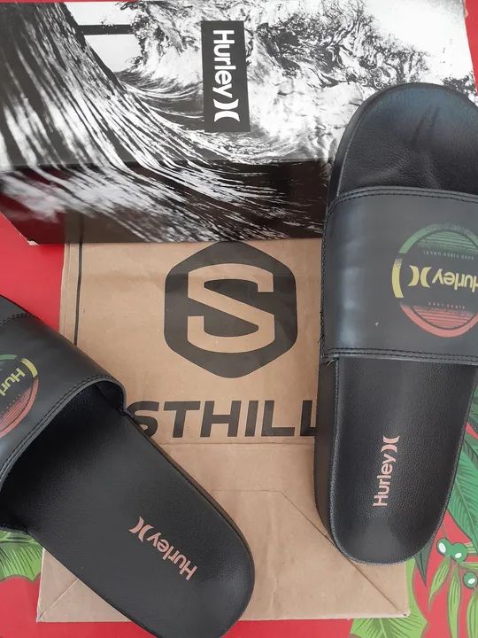 Chinelo Original Slide Roots Hurley