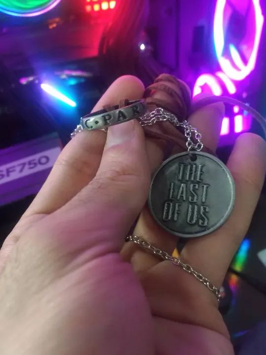 Kit Colar Uncharted + The Last Of Us - Nathan Drake Ellie Joel Drake's Fortune Vagalume - Foto 2