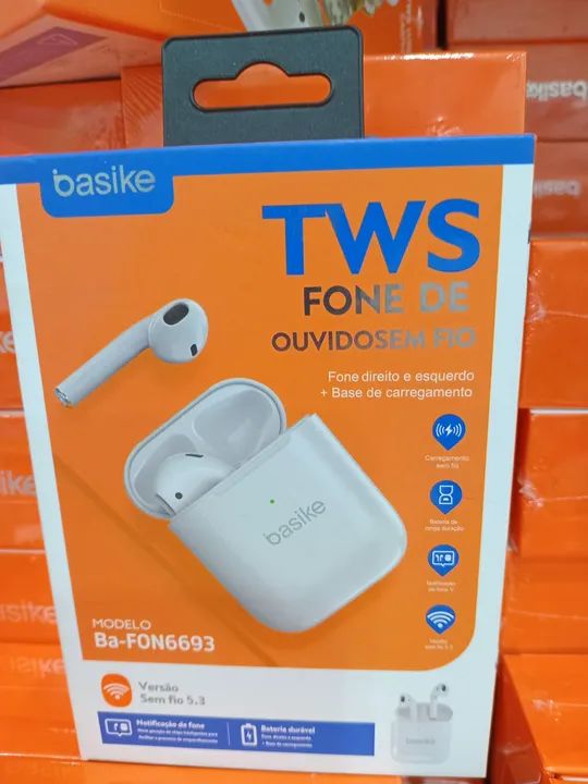 Fone sem fio Bluetooth excelente produto novo 