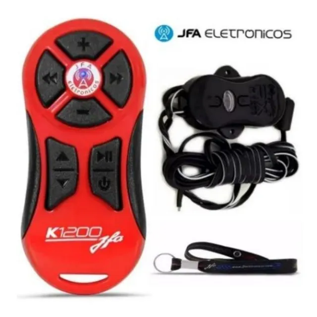 Controle de Longa Distancia JFA K1200 completo vermelho 1200 metros