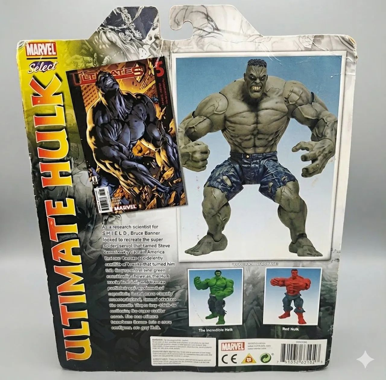 Caixa Vazia + Blister Ultimate Hulk Marvel Select Diamond Select - Original - Foto 2