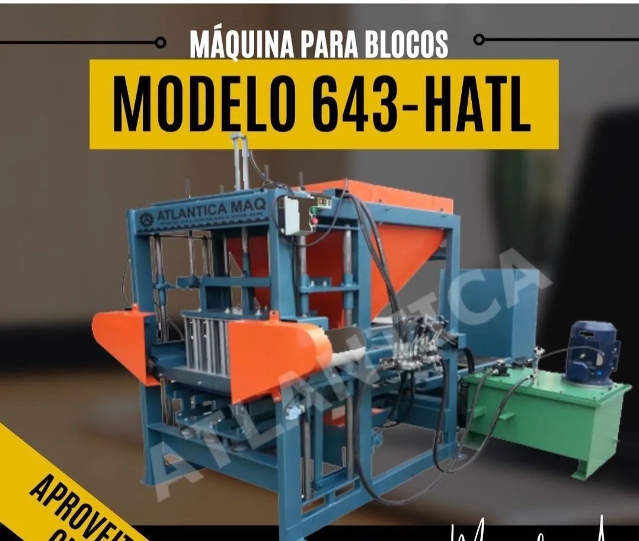 Maquina de bloco hidráulica * 