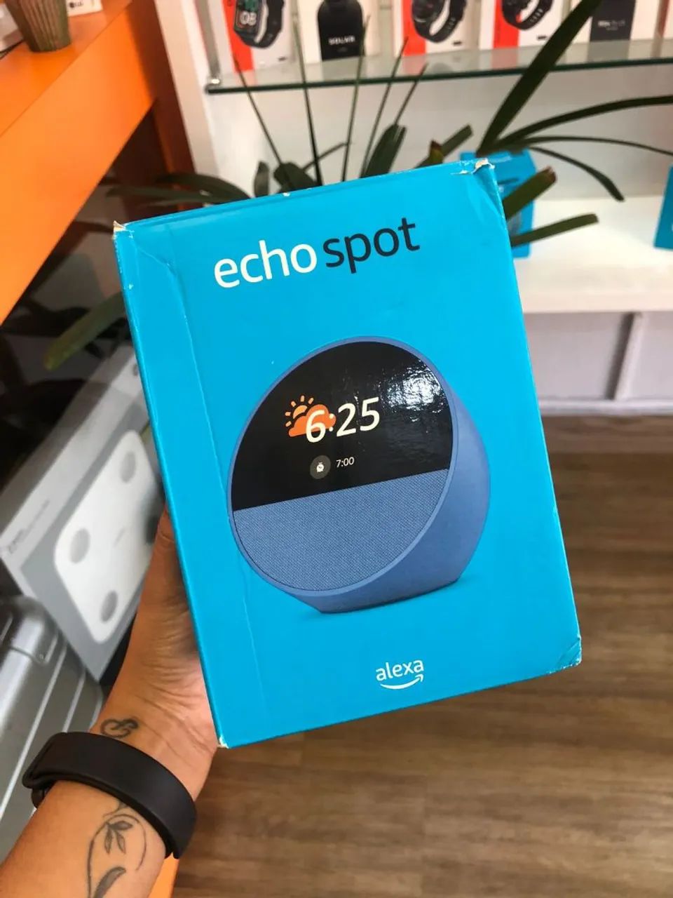 Echo Spot Alexa Pronta Entrega 