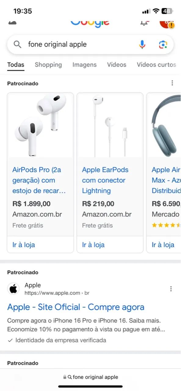 AirPods Pro (2a geração) com estojo de recarga