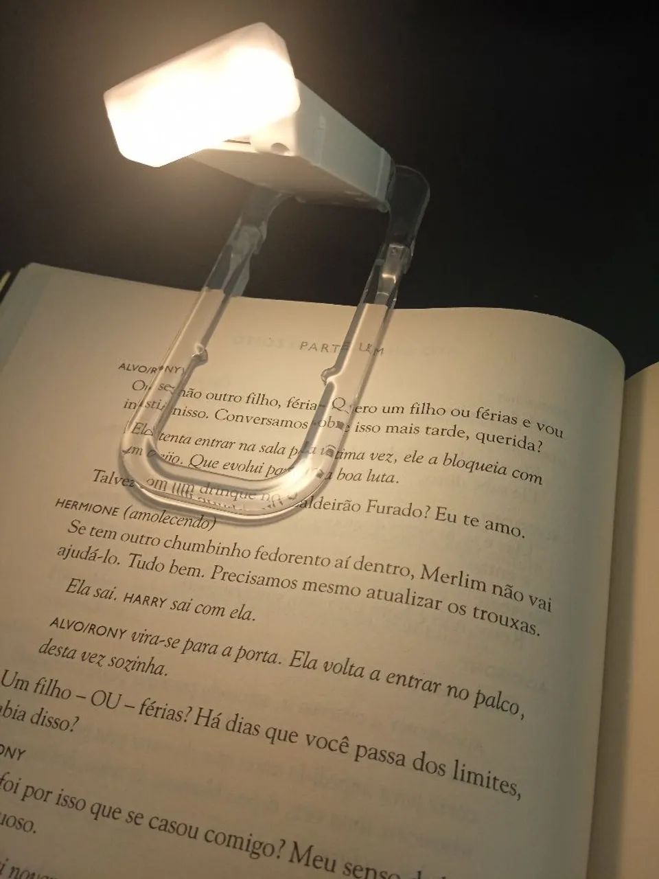 Luz led iluminação leitura livros  - Foto 3