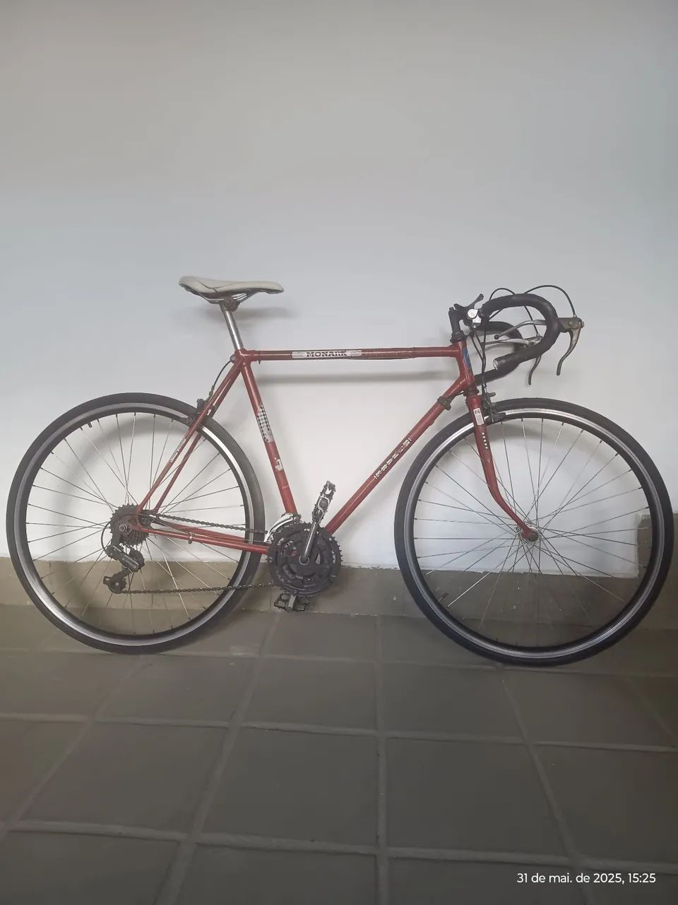Bicicleta de Estrada Vermelha Monark - Foto 2