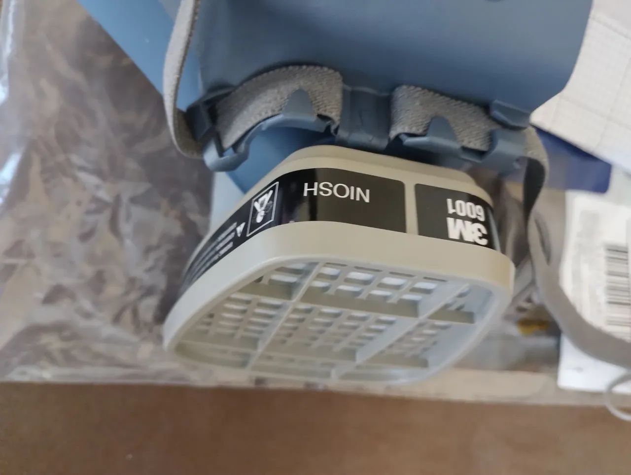 Respirador semifacial 3m (máscara com silicone) - Foto 5