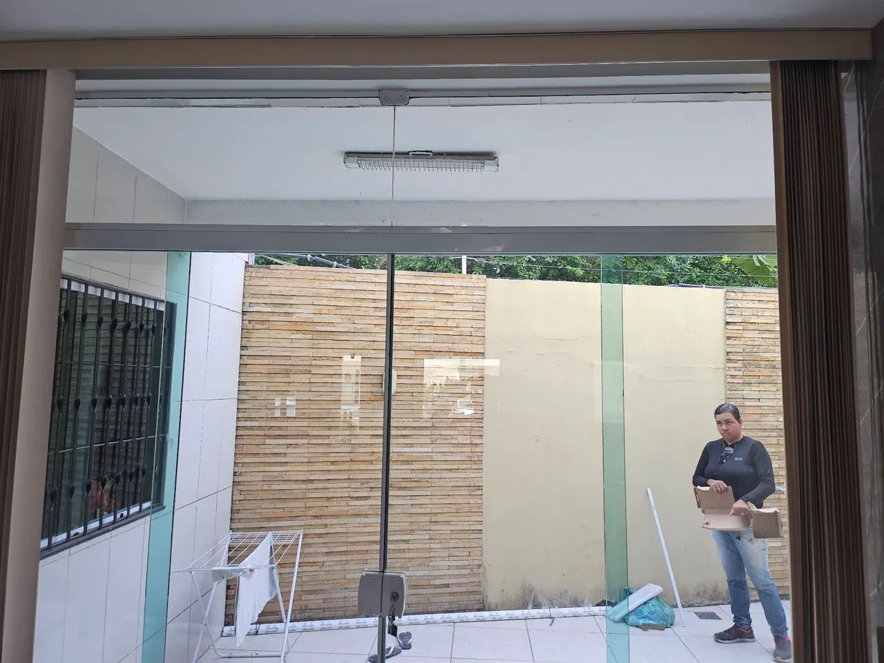 Porta de vidro 4 folhas só 1000,00 - Foto 5