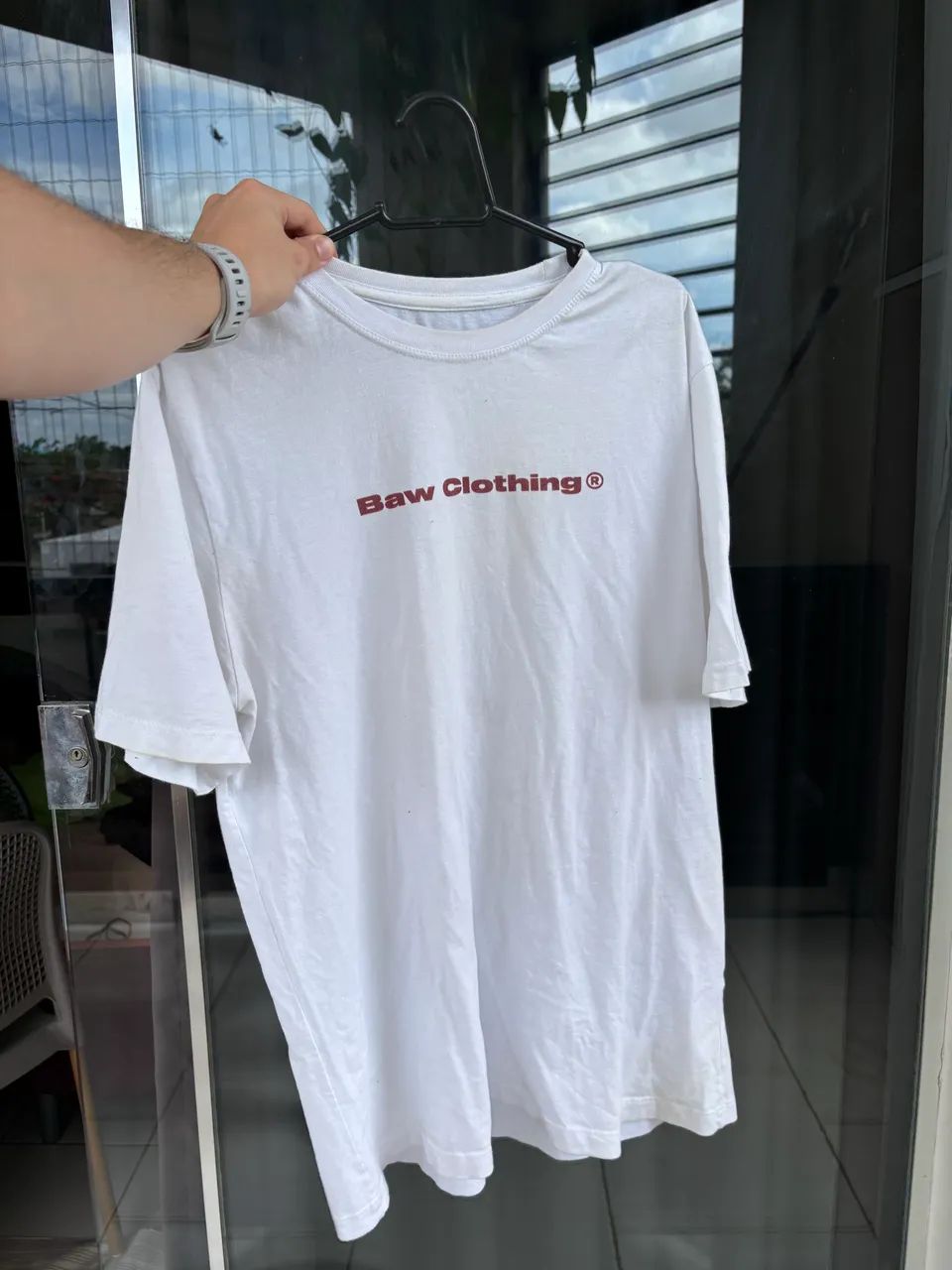 Camiseta Baw branca M