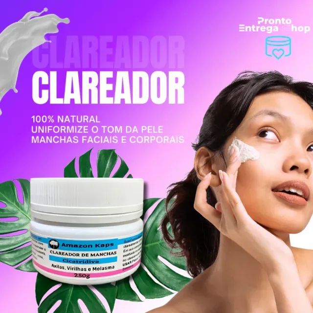 Clareador de Manchas de pele Axilas Melasma Virilhas Rostro 