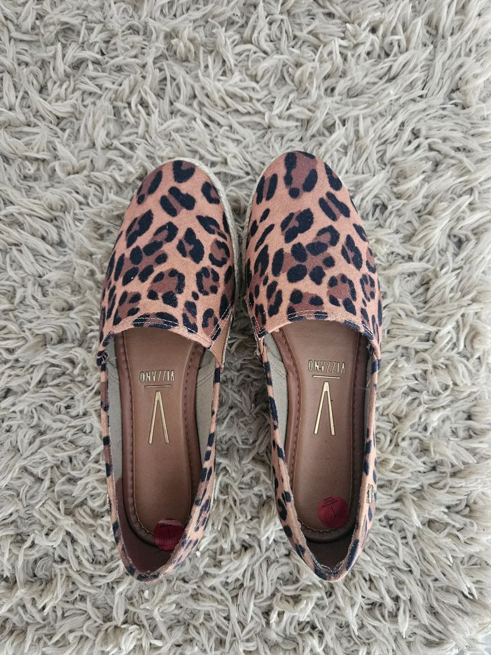 Vendo sapato marca Vizzano estampa animal print 36/37