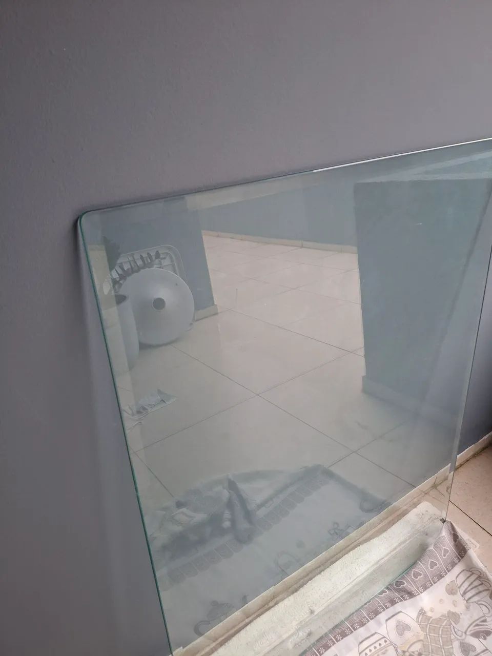 Tampo de Vidro bisontado para Decoração