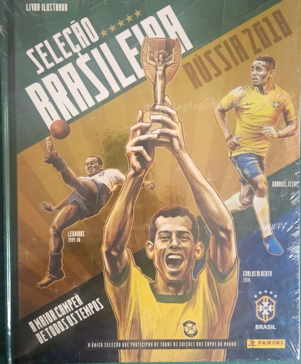 Álbum Seleção Rumo a Rússia 2028 - Capa Dura - Completo - Figurinhas Soltas.