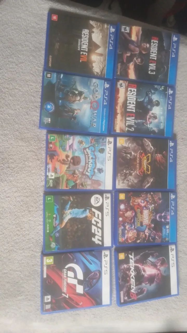 Vende se jogos de PS4 e PS5 