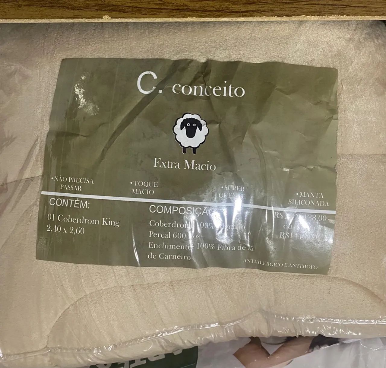 Coberdrom King Extra Macio Anti-alérgico