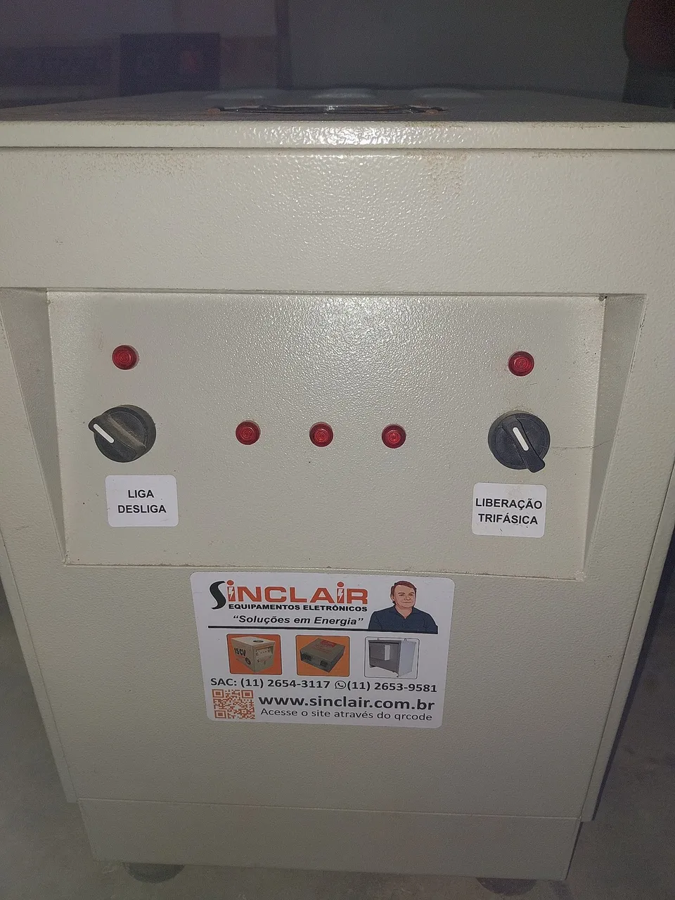 Painel de Controle Sinclair