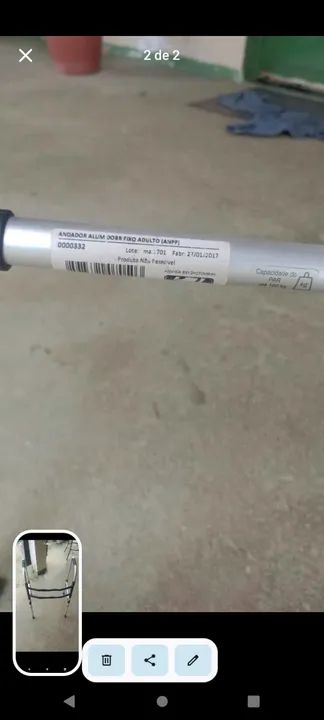 Andador adulto muito novo