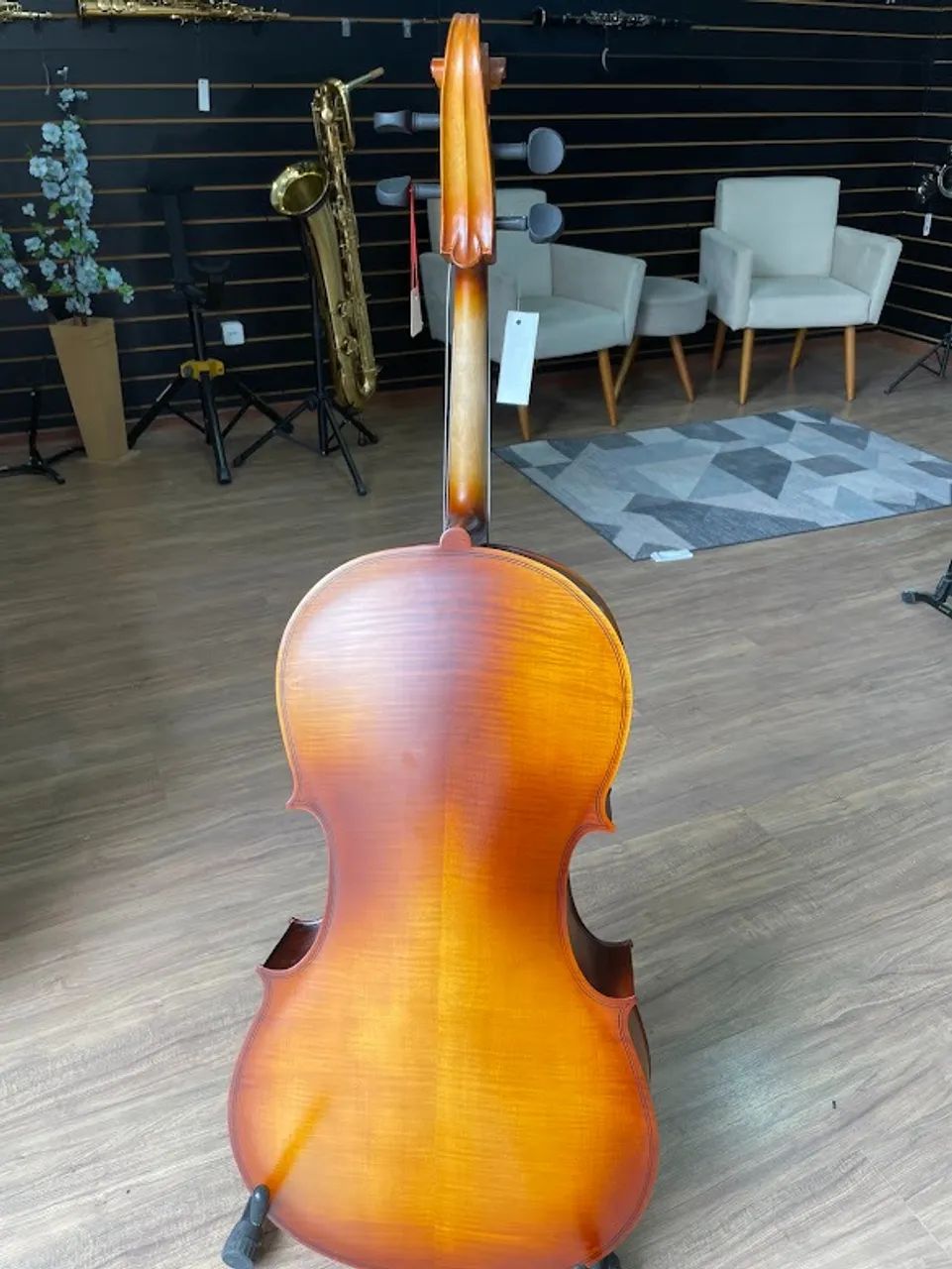 Violoncelo Schieffer 4/4 NOVO #SCHLO4/4-003E  - Foto 4