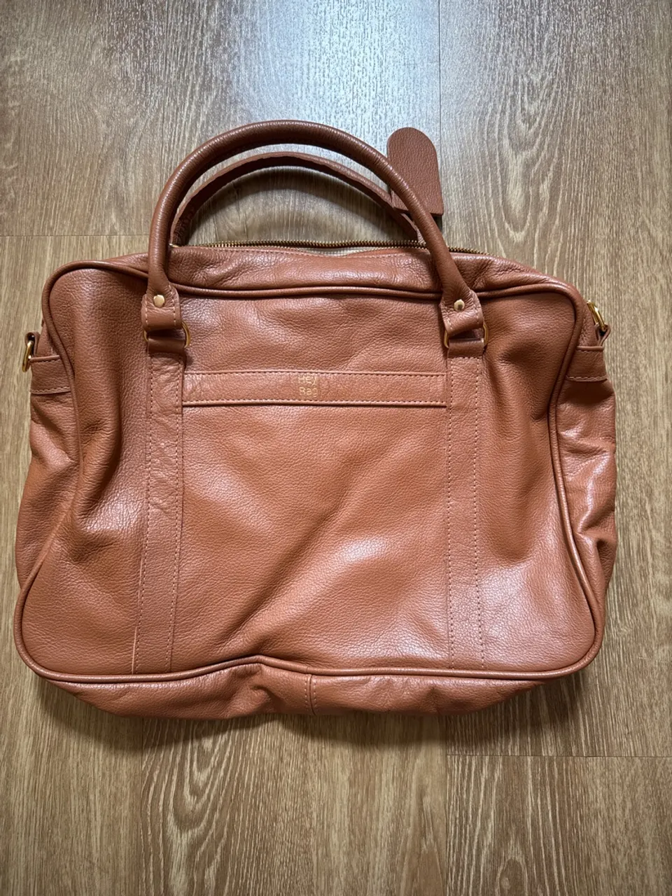 Bolsa de Couro Marrom Hey Bag