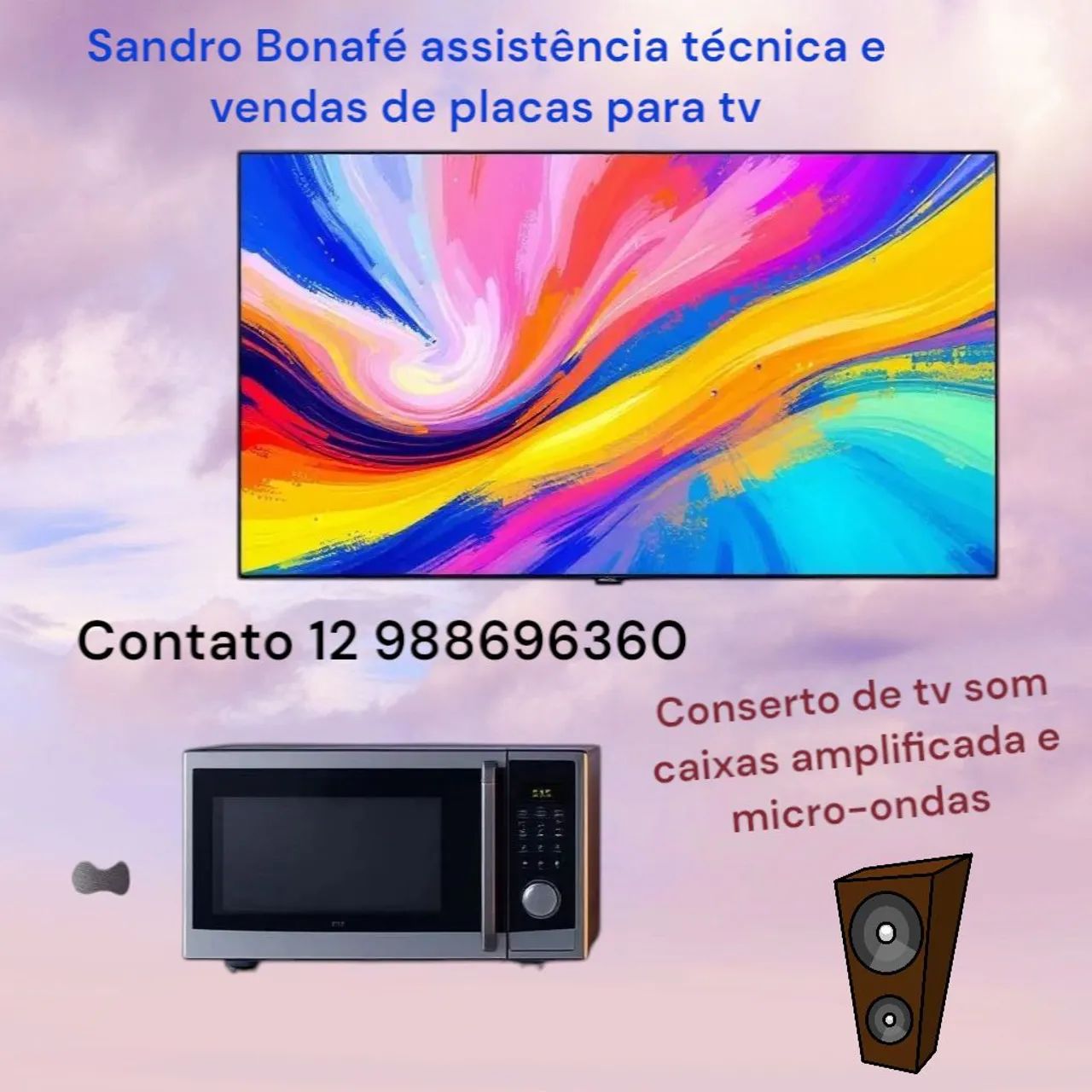 Placas para TV  de todas as marcas e modelos Sandro Bonafé envio para todo o Brasil 