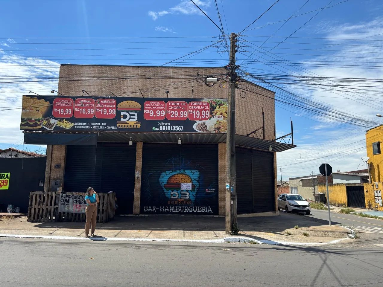 Alugo Galpao 220 metro tiradente aparecida de Goiânia na avenida principal